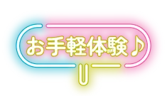 お手軽体験♪